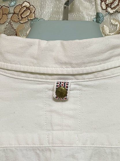 VISVIM Knitted Pattern Paneled Long-Sleeve Shirt