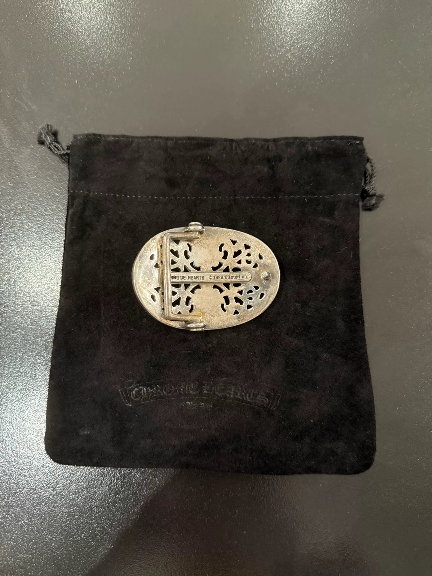 Chrome Hearts Oval Keeper Belt Buckle