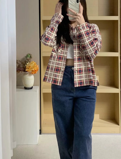 Ralph Lauren Classic Plaid Cardigan