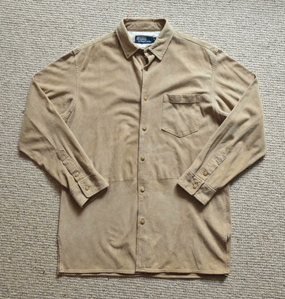 Polo Ralph Lauren Suede Leather Shirt