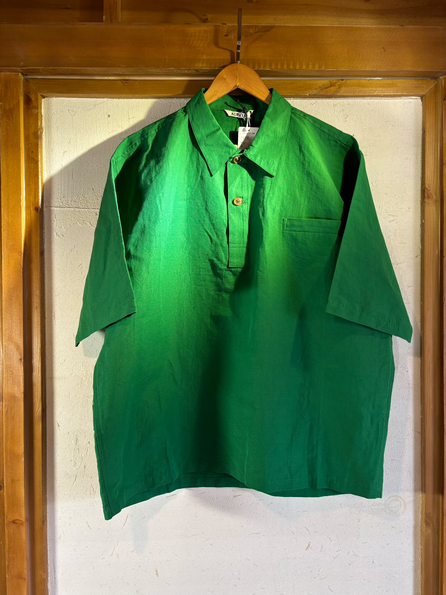 Auralee Pullover Cotton Linen Shirt