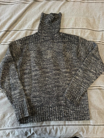 stylish high-neck knit sweater from RRL