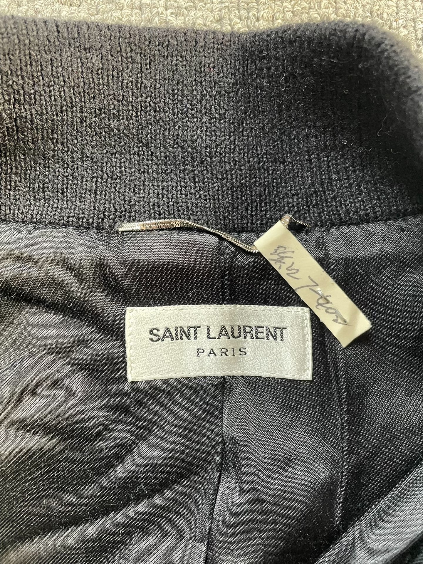 Saint Laurent Studded Varsity Jacket