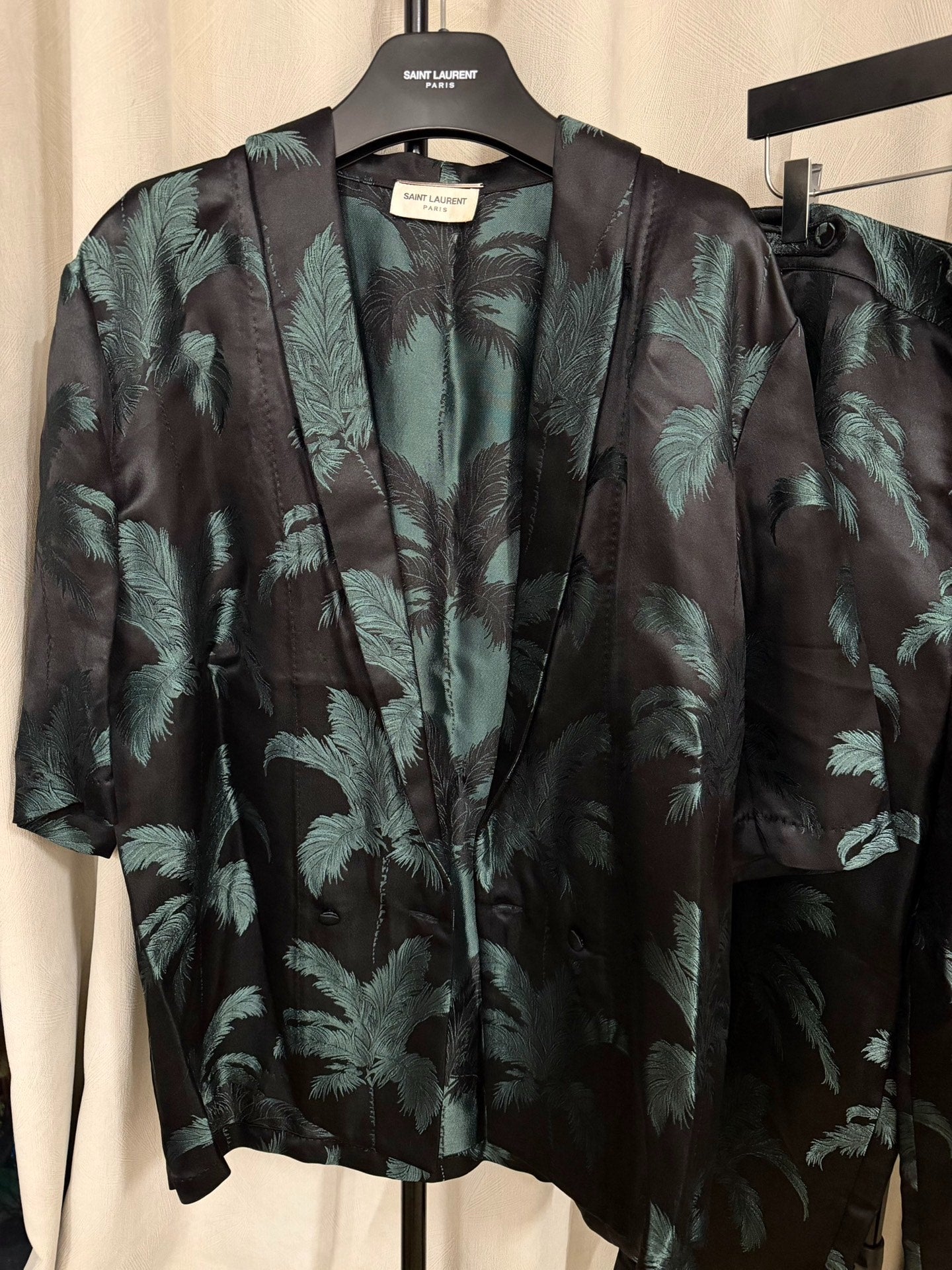 Saint Laurent Palm Leaf Suit Set
