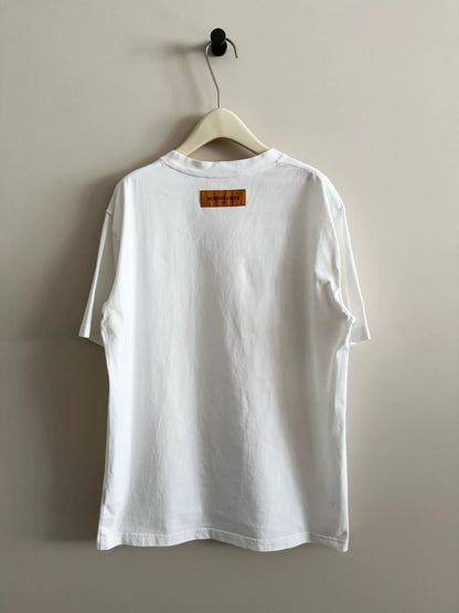 louis vuitton embossed logo short sleeve t-shirt