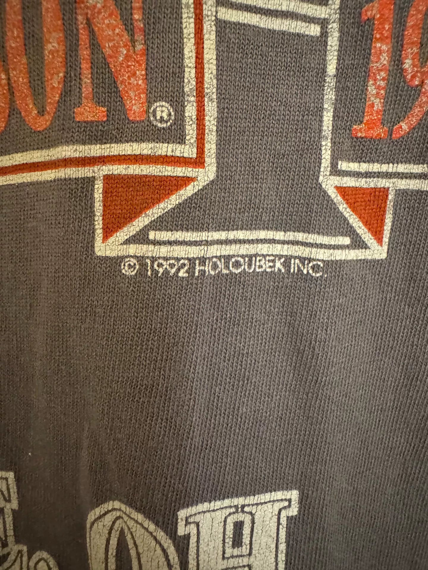 vintage harley davidson 1992 tee