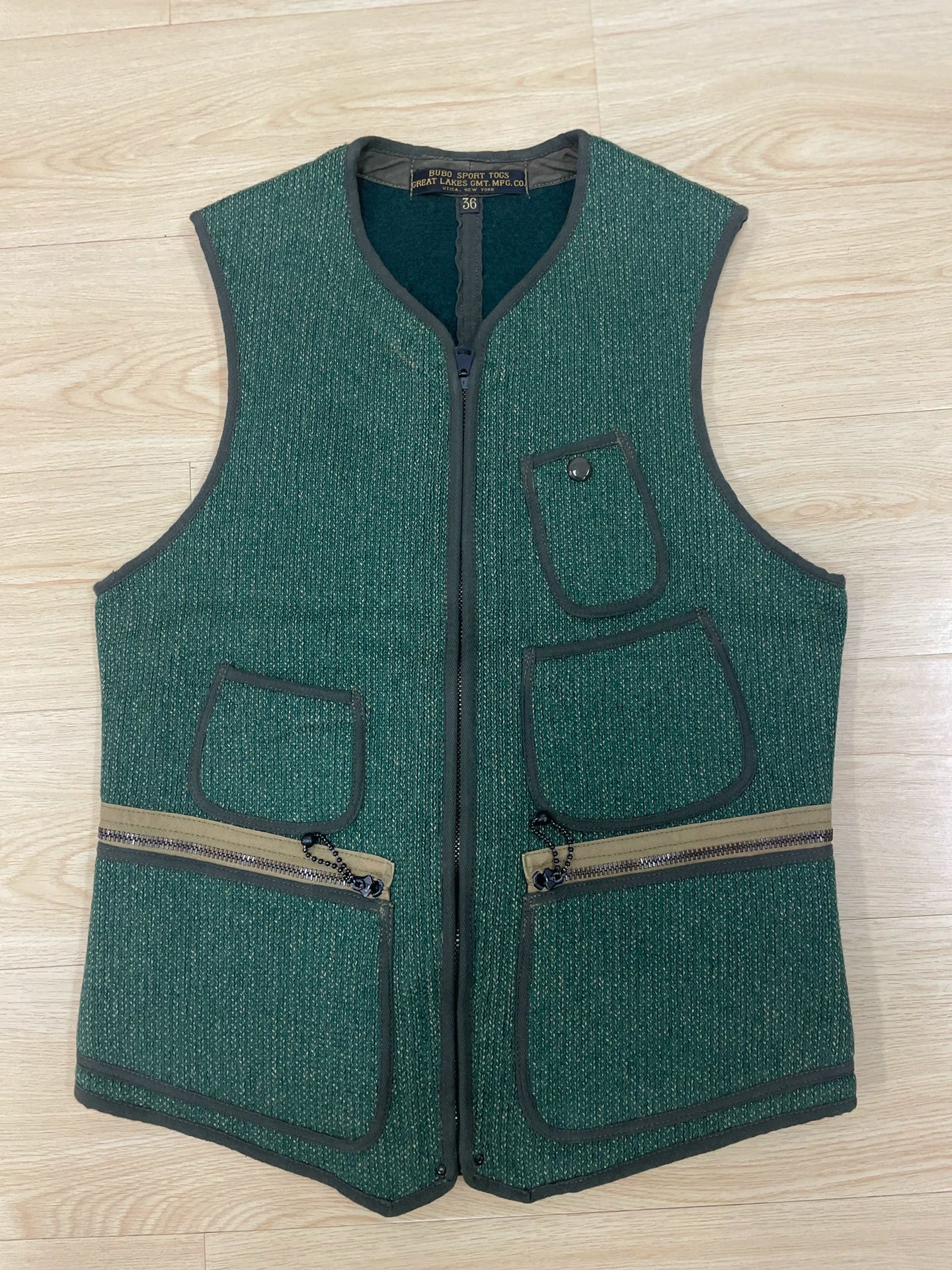 Freewheelers Hunting Work Vest in Palm Color