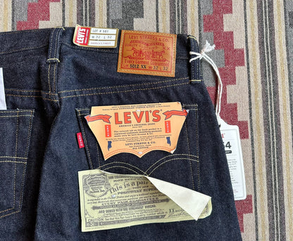 levi’s lvc 1954 501zxx selvage jeans