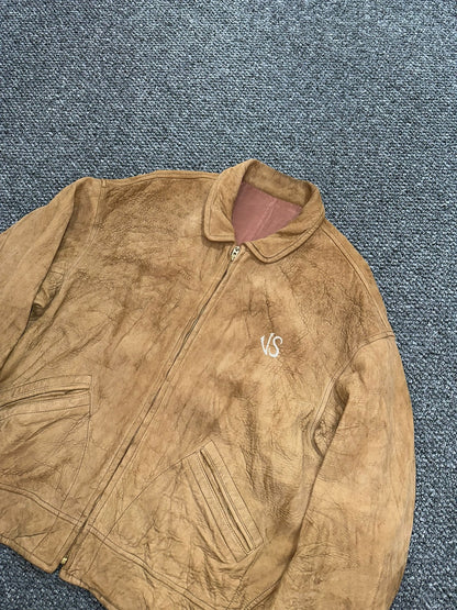 visvim munro sheepskin leather jacket