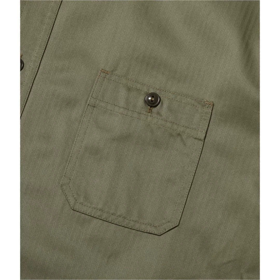 Buzz Rickson's Military Retro Herringbone Work Shirt