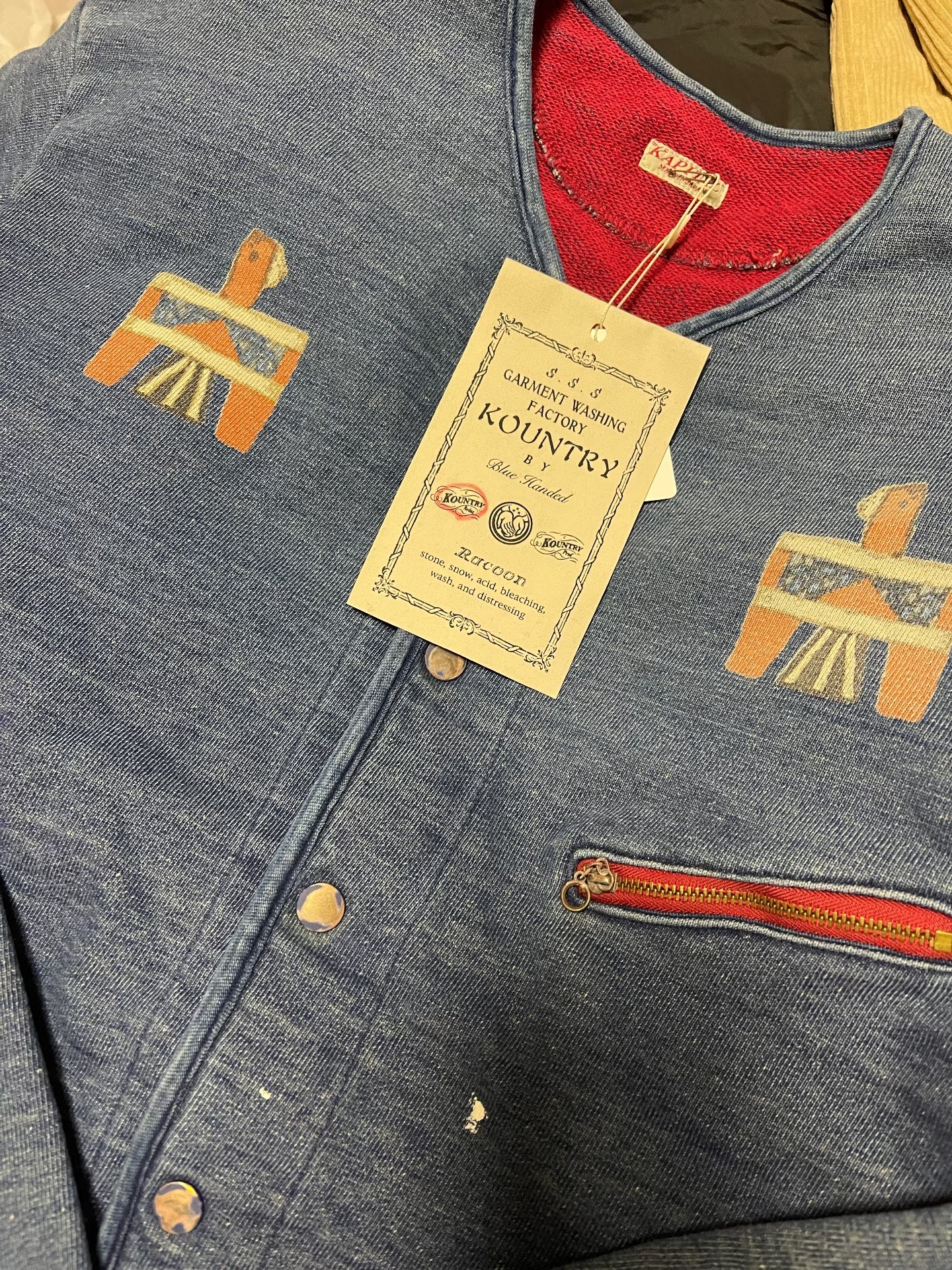 KAPITAL KOUNTRY VINTAGE INDIGO JKT