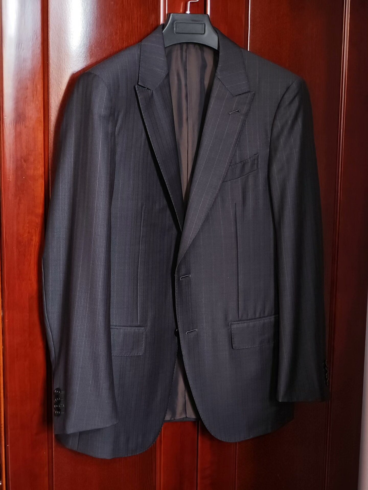 Zegna Trofeo Wool Blazer with Stripes