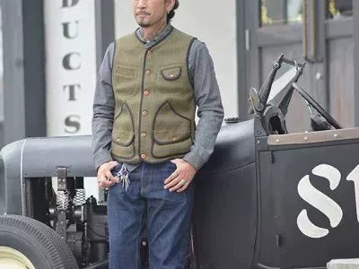 vintage Bridgeport Wool Vest