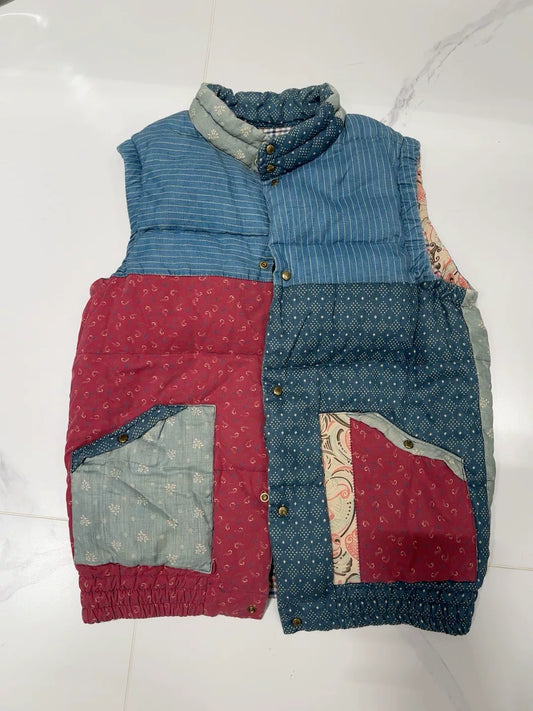 visvim Quilted Patchwork Down Vest