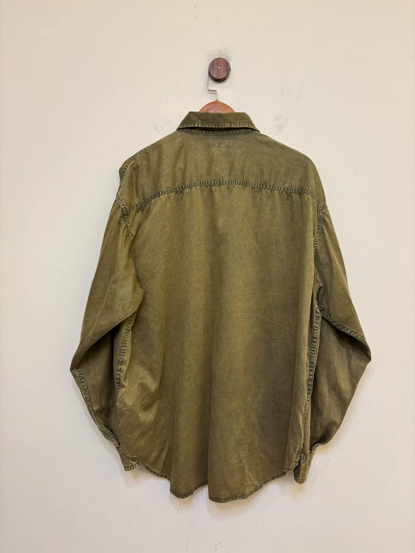 Beams 25SS Acetate Washed Shirt
