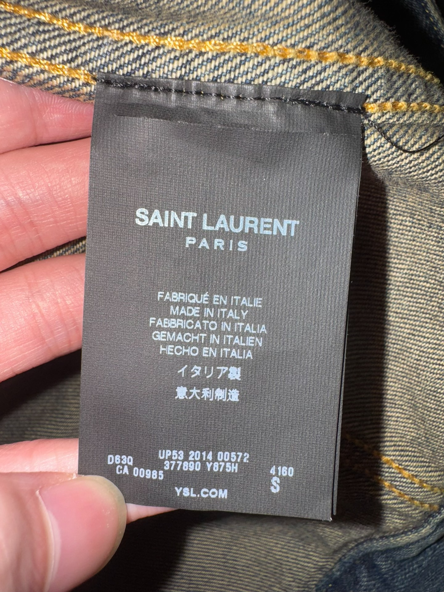 Saint Laurent Vintage Denim Jacket