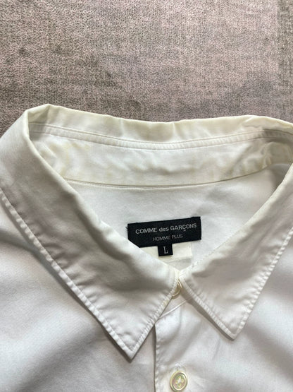 CDG Comme des Garçons Embroidered White Shirt