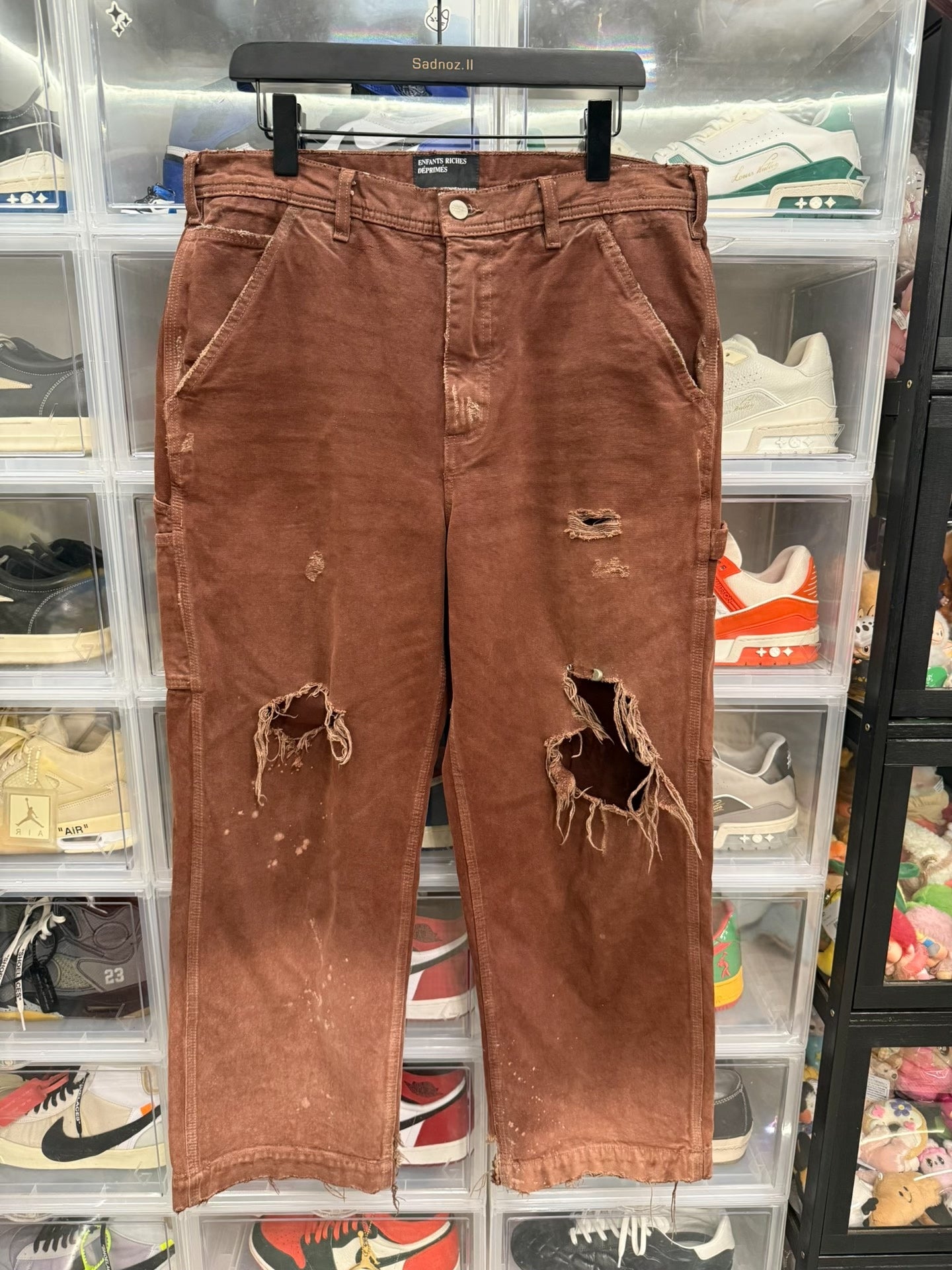 ERD 23FW Distressed Safety Pin Cargo Pants