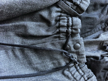 Y-3 Wool Cargo Pants in Dark Gray
