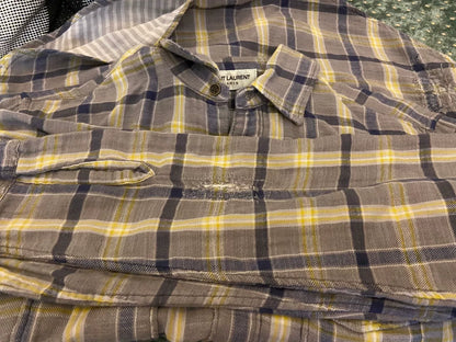 Saint Laurent Plaid Shirt