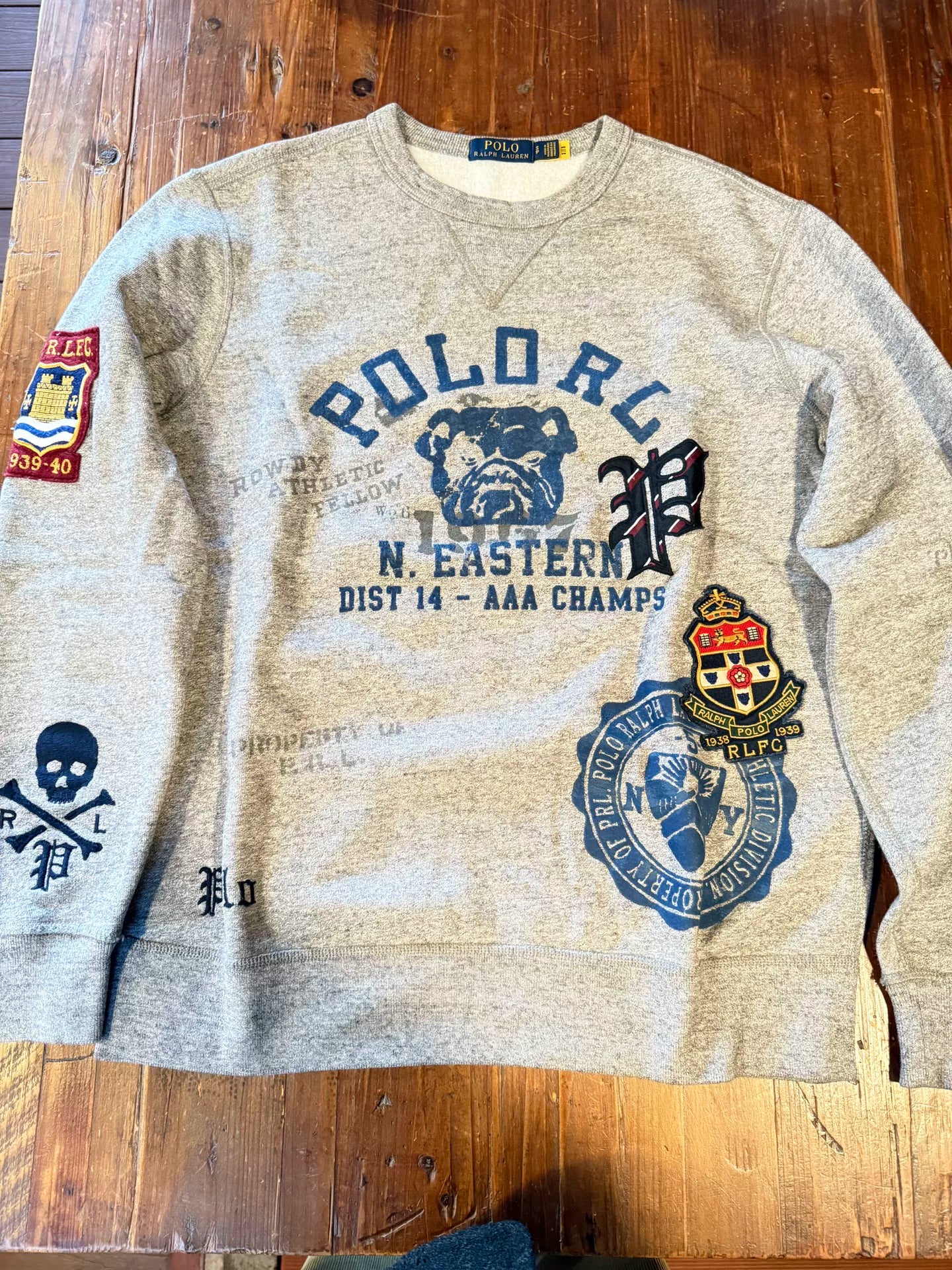 Polo Ralph Lauren Gray SP Size Top
