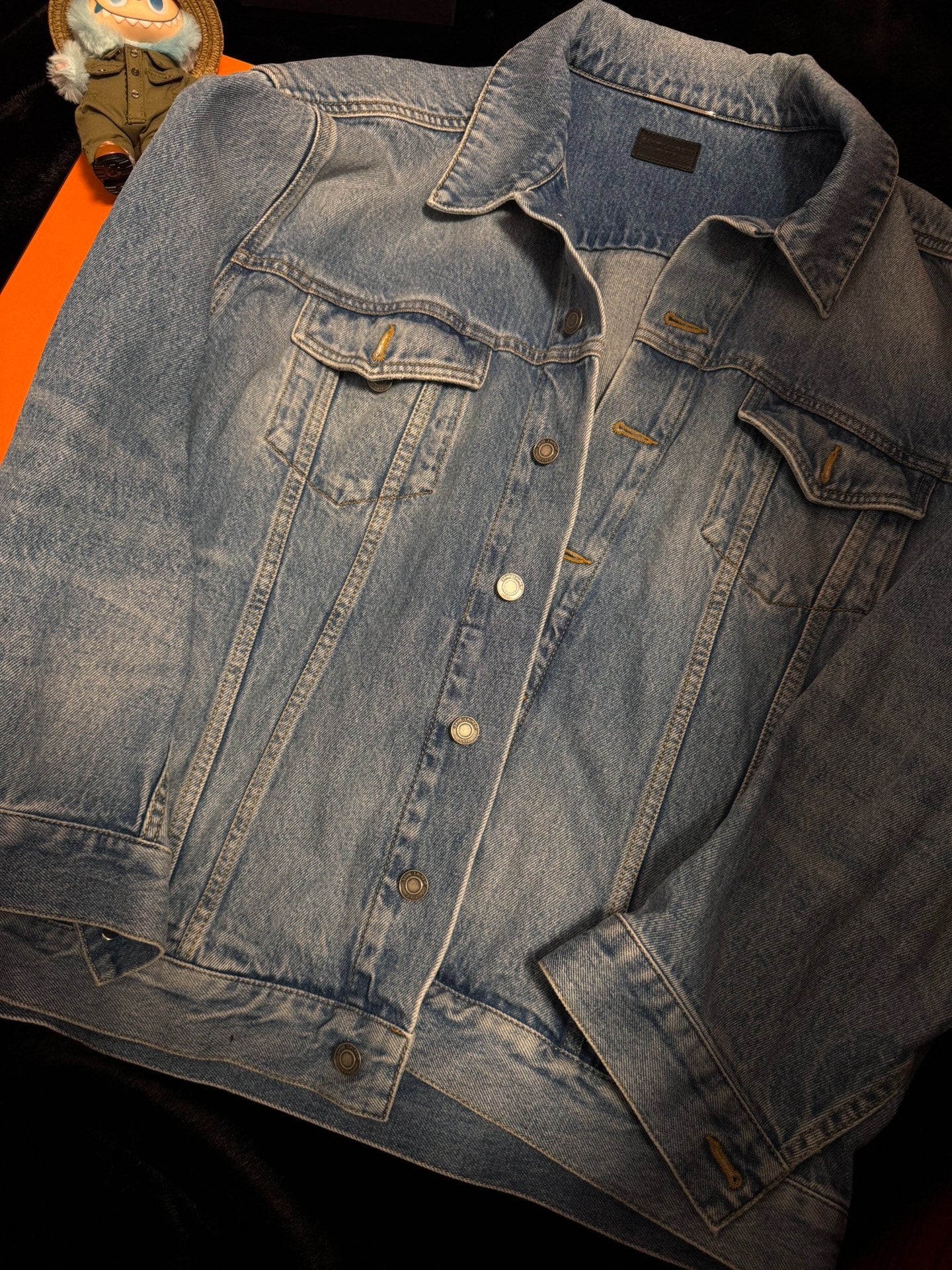 SAINT LAURENT Light Blue Denim Jacket