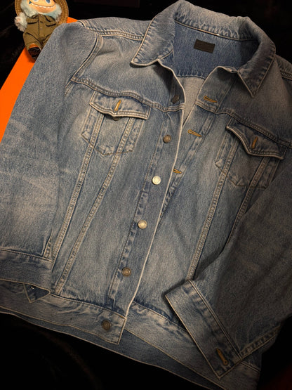 SAINT LAURENT Light Blue Denim Jacket