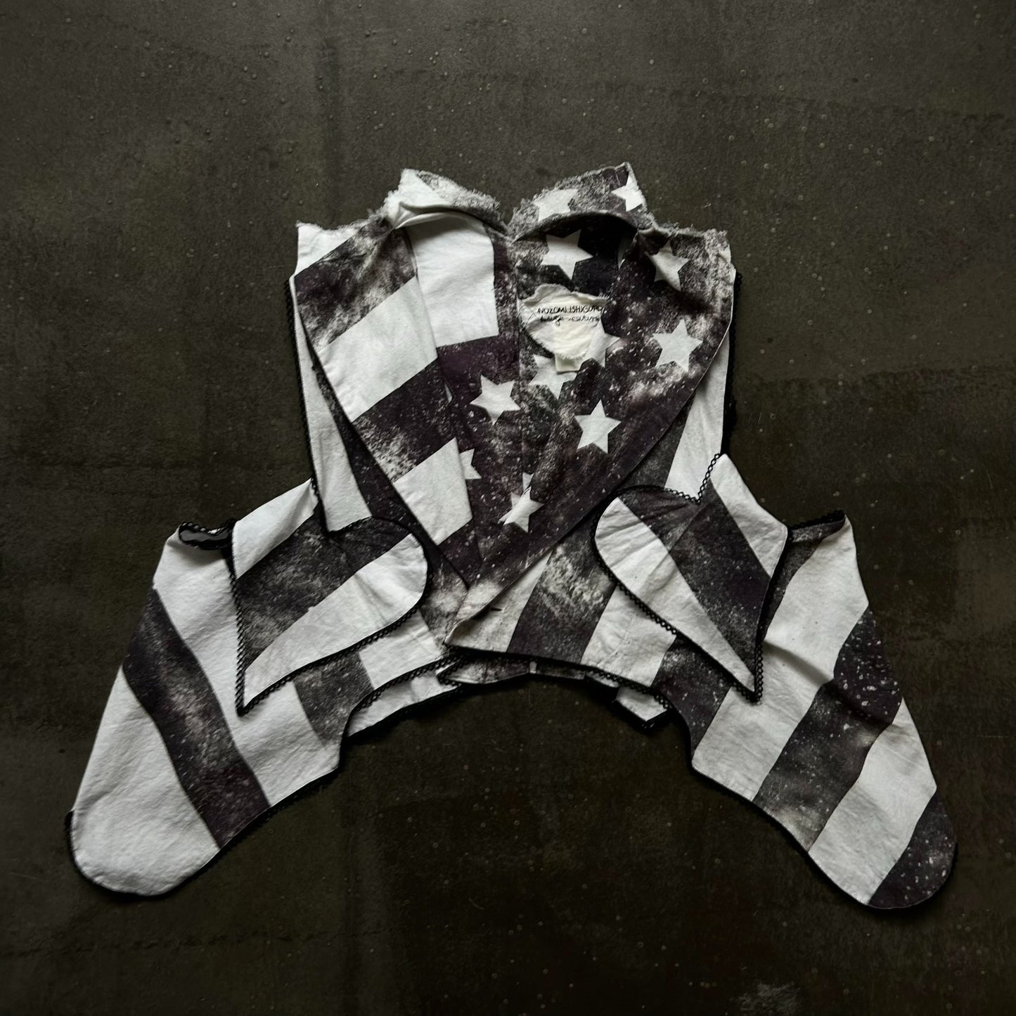 American Flag Deconstructed Vest by Nozomi Ishiguro