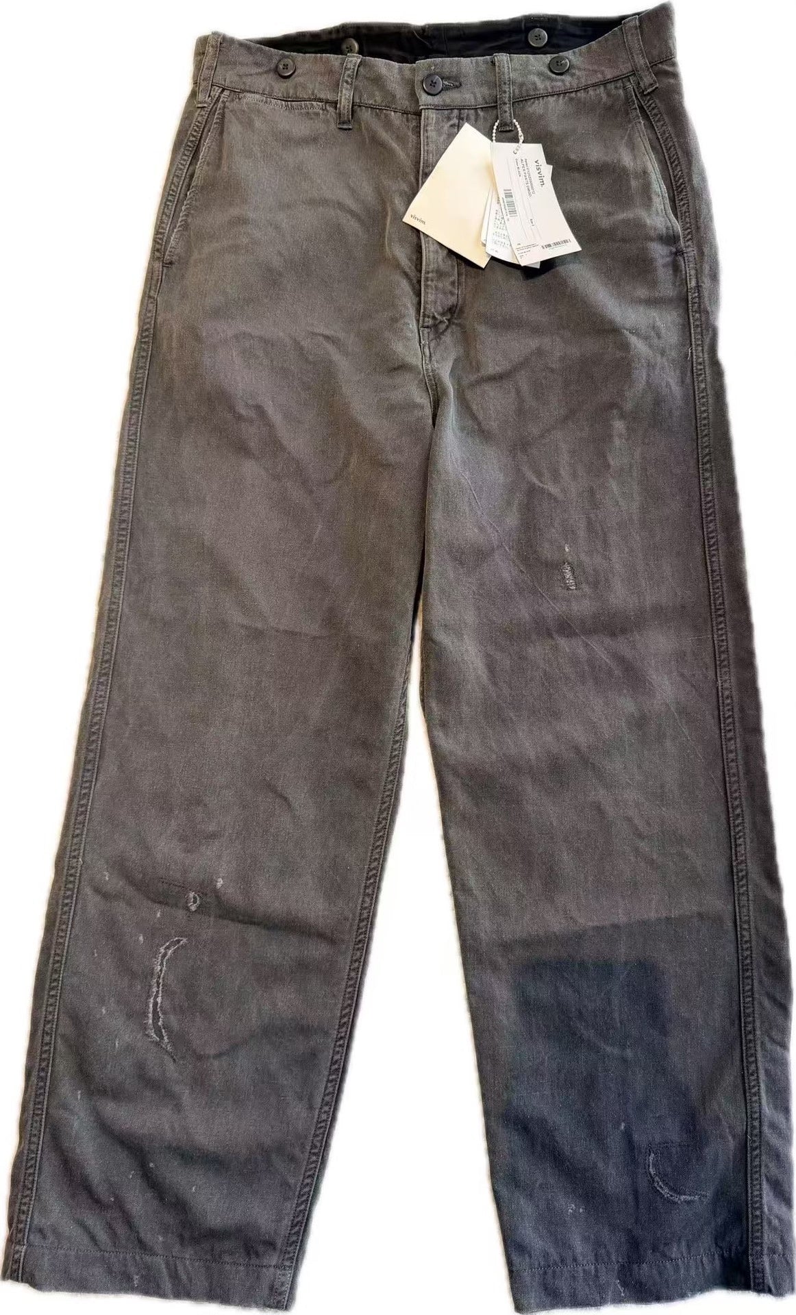 VISVIM 25AW ALPER DMGD PANTS