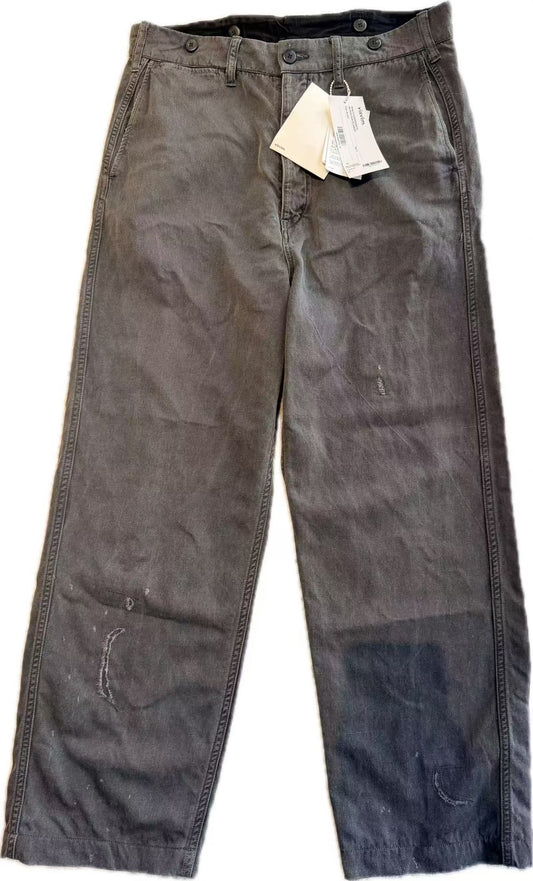 VISVIM 25AW ALPER DMGD PANTS