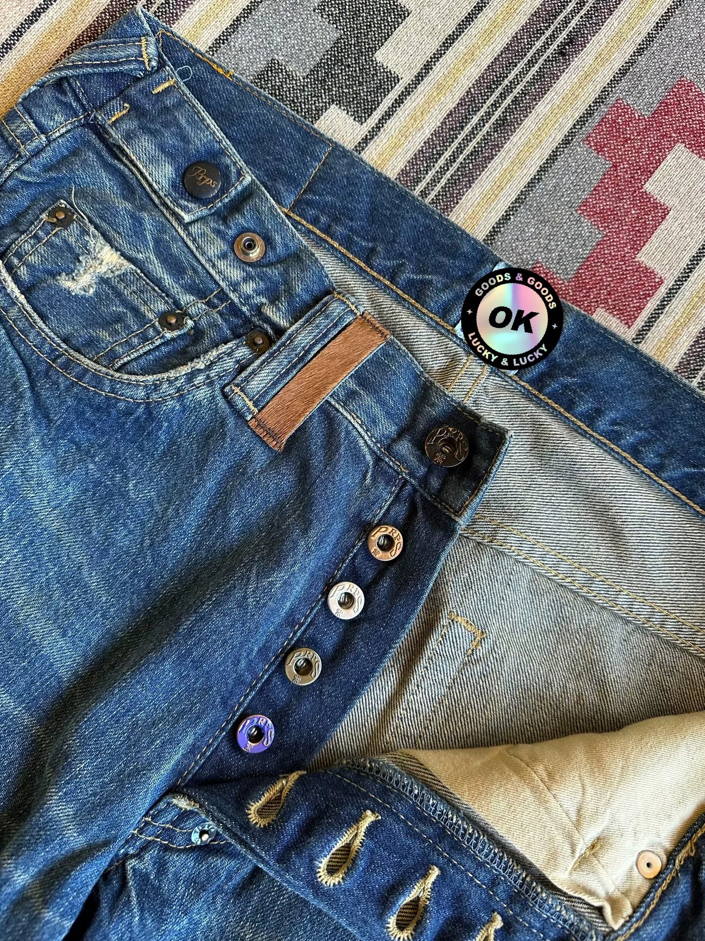 prps vintage washed denim jeans