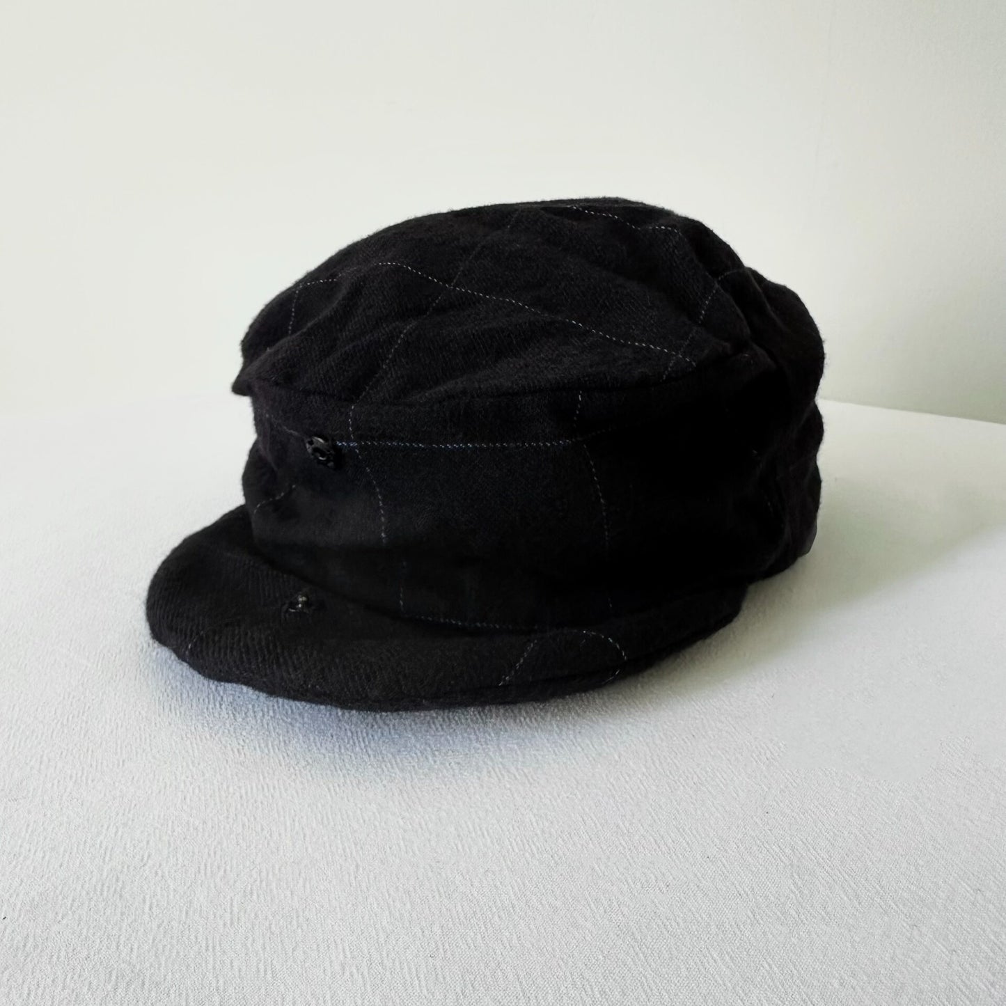 black prince of wales cashmere cap