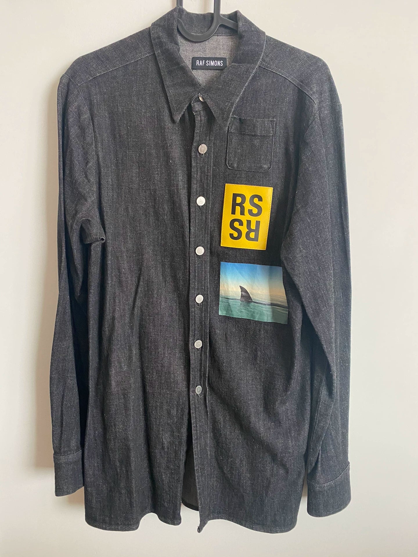 Raf Simons Washed Denim Shirt S
