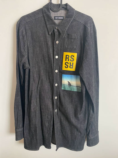 Raf Simons Washed Denim Shirt S