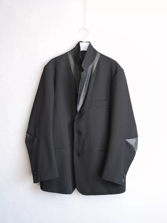 Yohji Yamamoto Leather Patch Jacket