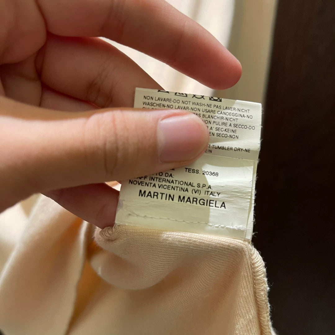 martin margiela long sleeve fitted top