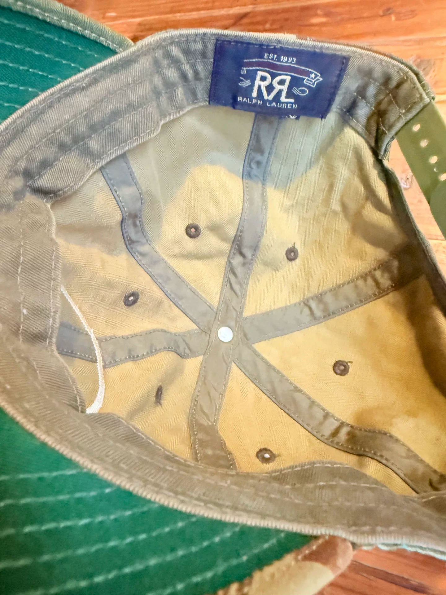 RRL Camo Baseball Cap
