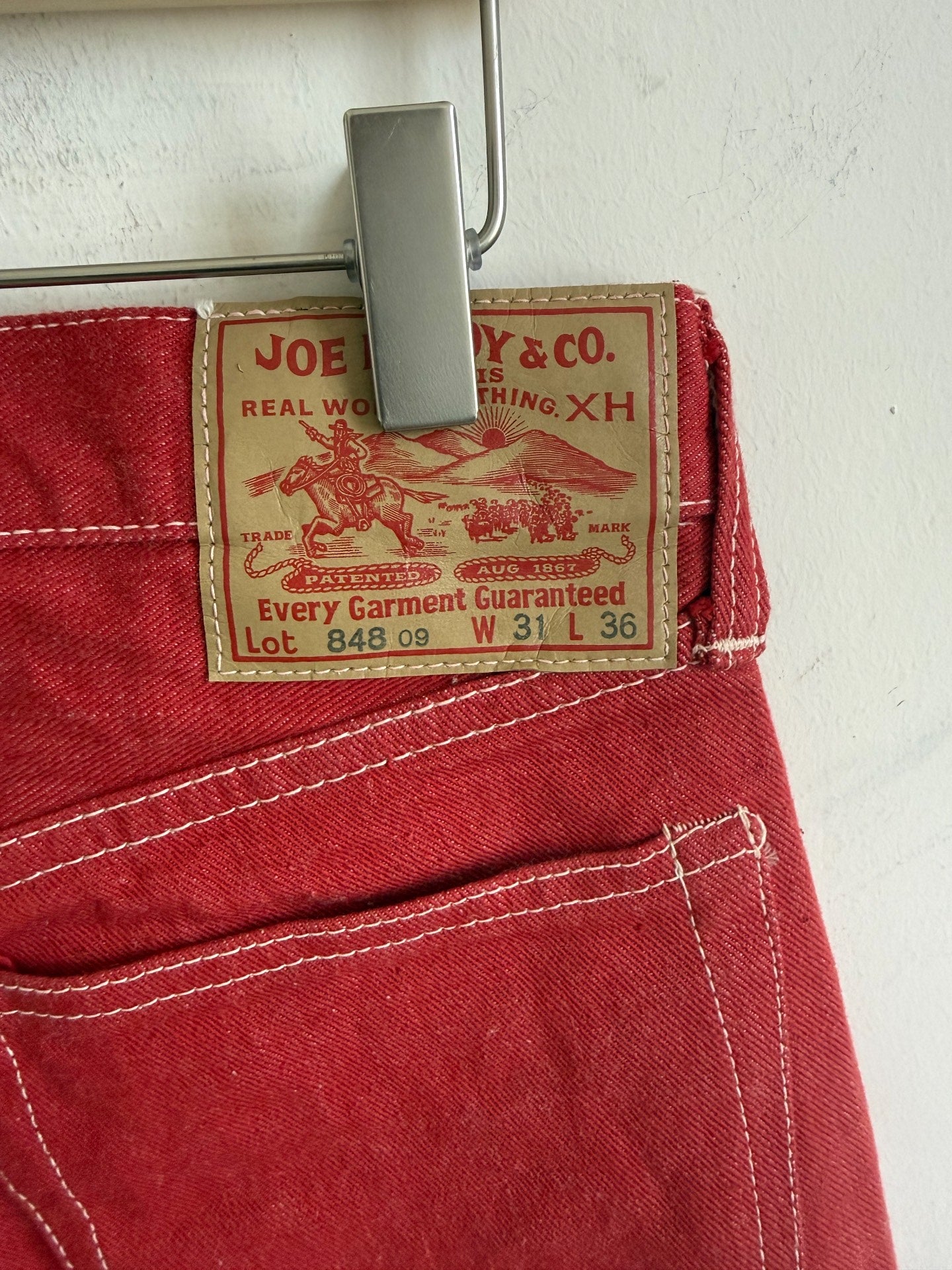 Joe McCoy Real McCoy 90s Red Flag Pants