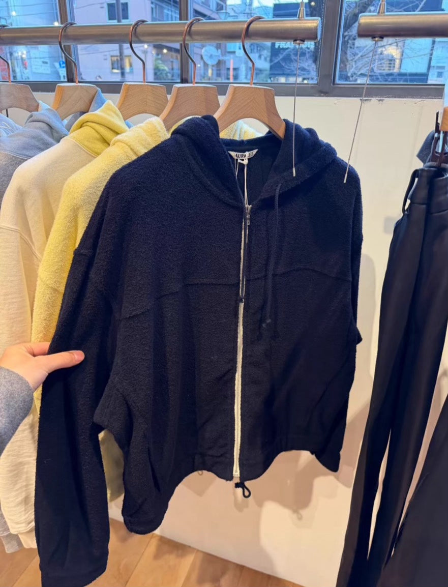 AURALEE 26SS Zip Hoodie
