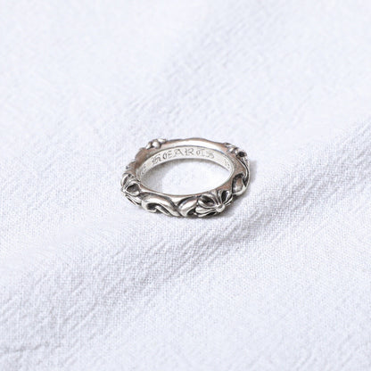 Chrome Hearts 925 Silver Cross Ring