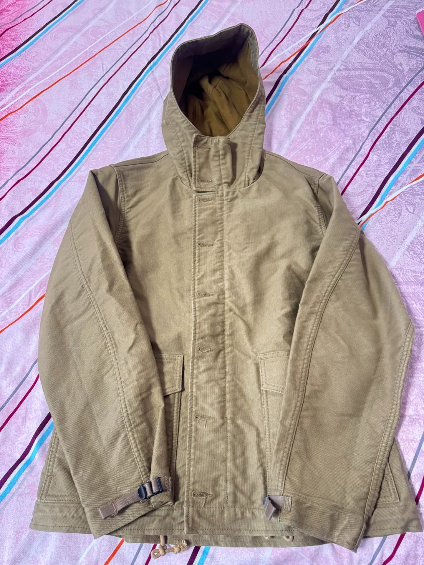 Freewheelers Parka in Olive Green