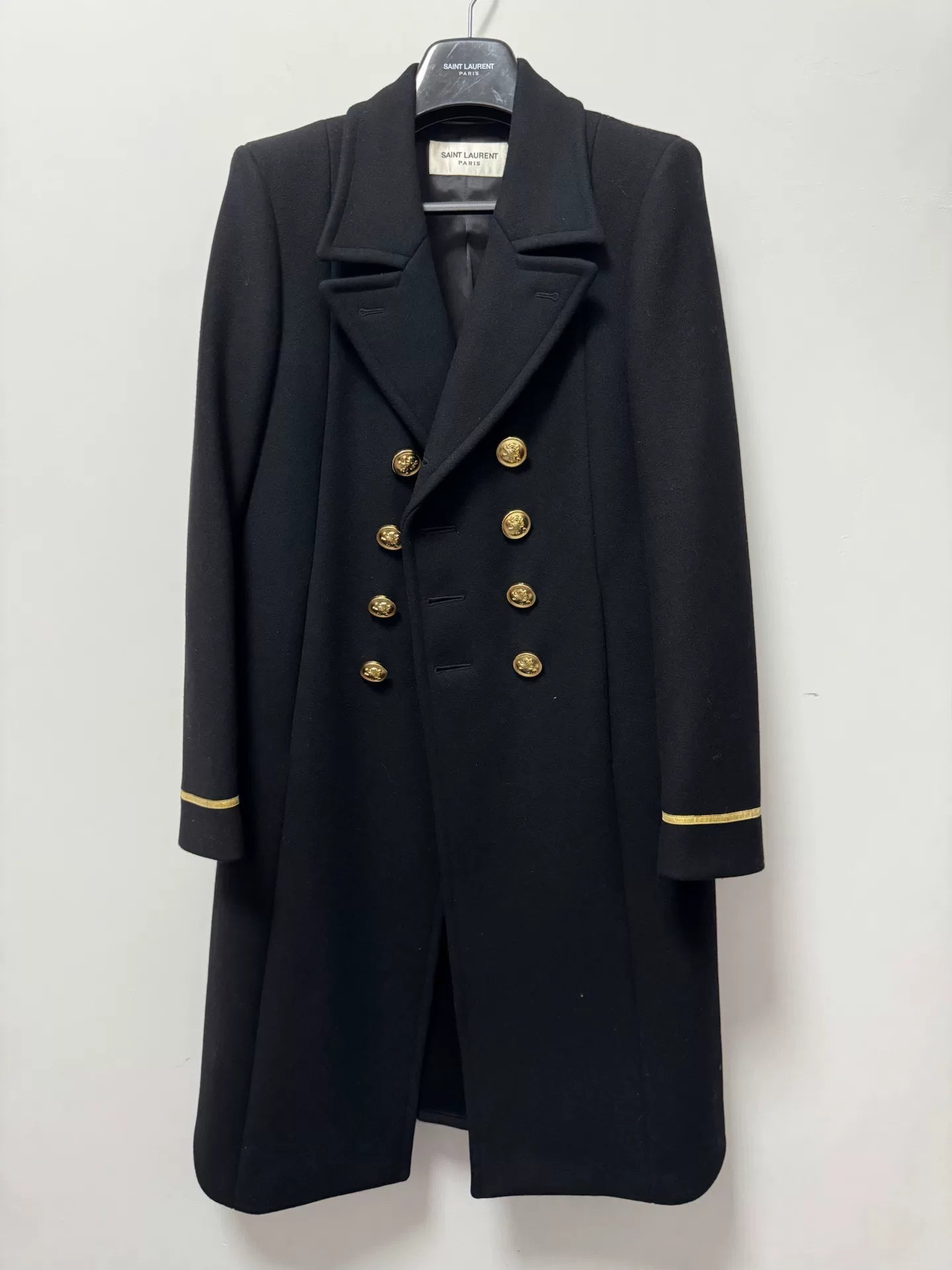 Saint Laurent Double-Breasted Coat