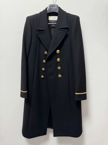 Saint Laurent Double-Breasted Coat