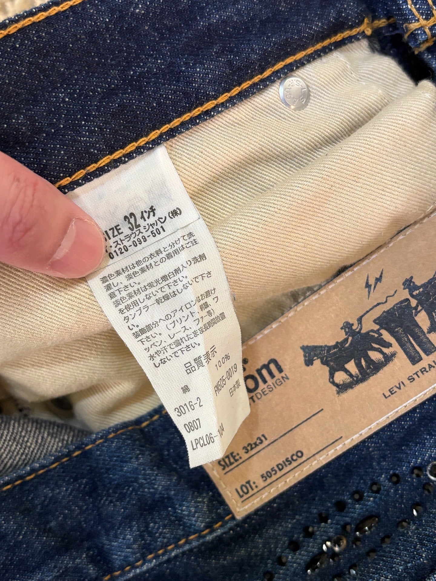Levi's Fenom Disco Black Diamond Jeans
