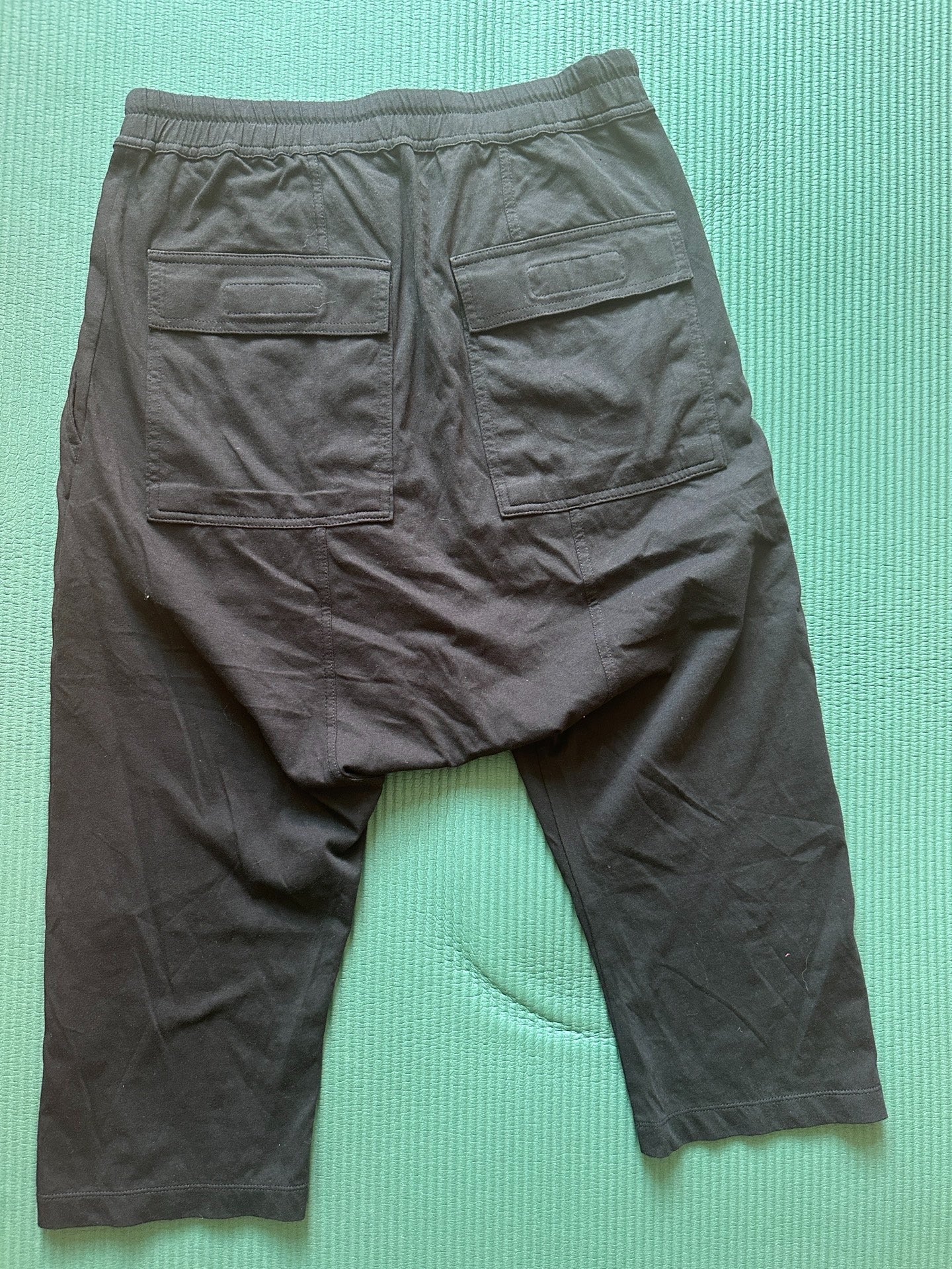 Rick Owens Drop-Crotch Cropped Pants