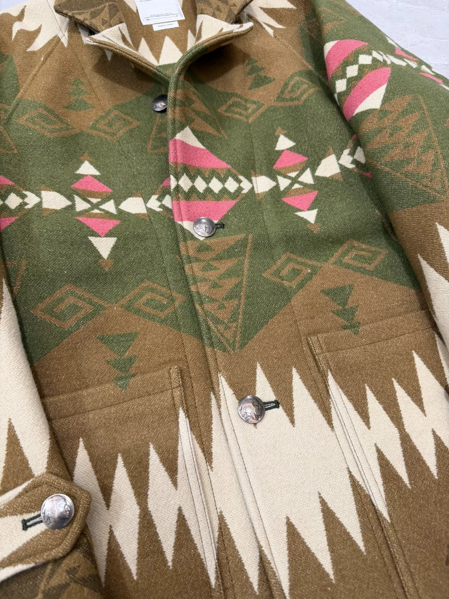 Visvim 23AW Hopiland Coat Native Blanket
