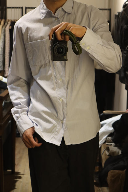 alexander mcqueen striped embroidered shirt