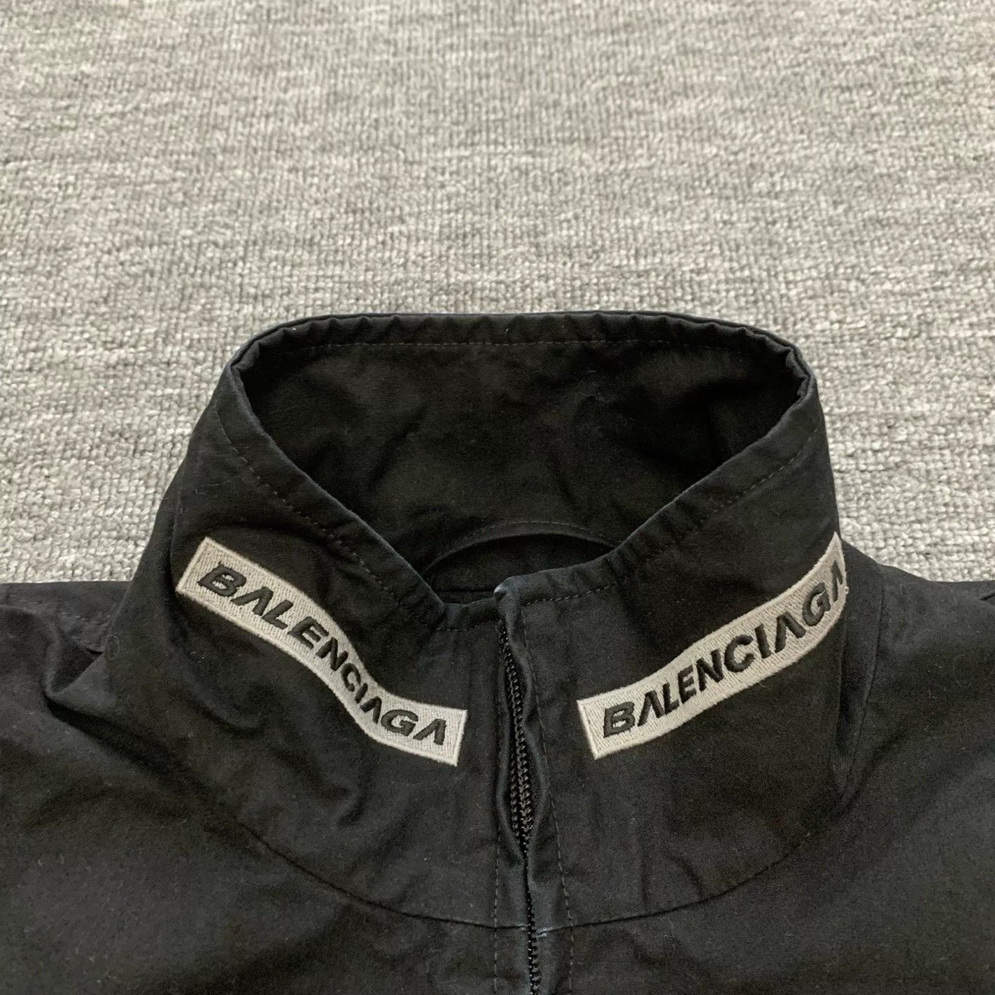 black logo racing jacket by Balenciaga