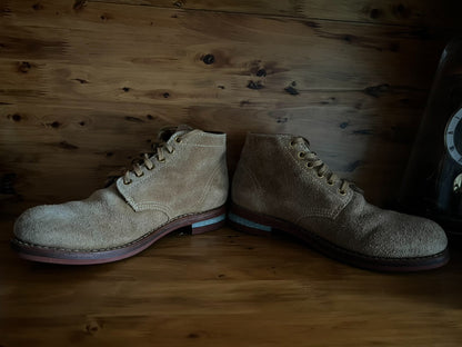 visvim brigadier LT.Brown boots with full accessories