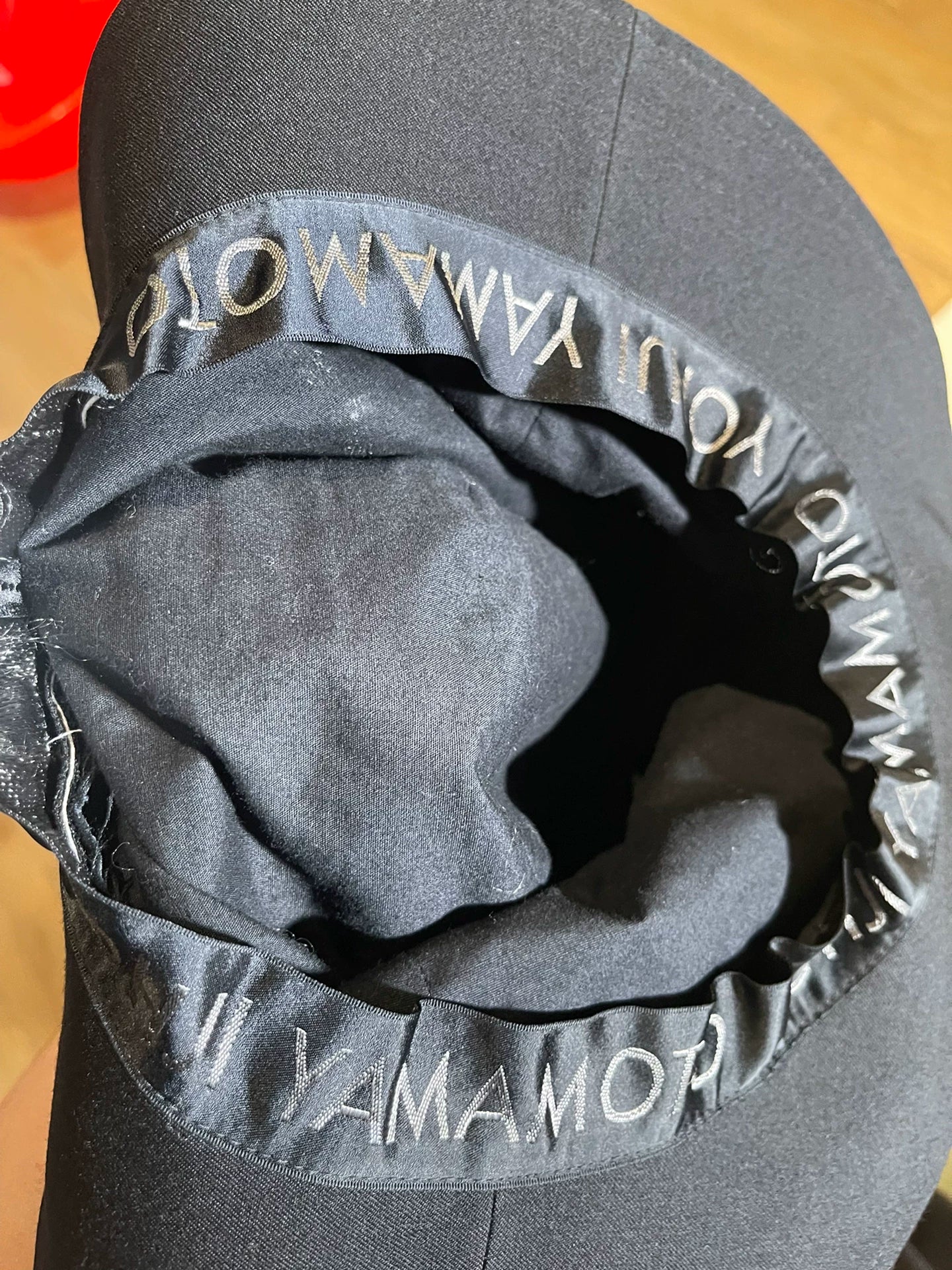 Yohji Yamamoto Main Line Black Wool Hat